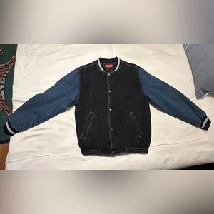 supreme demin varsity jacket * serious offers only *